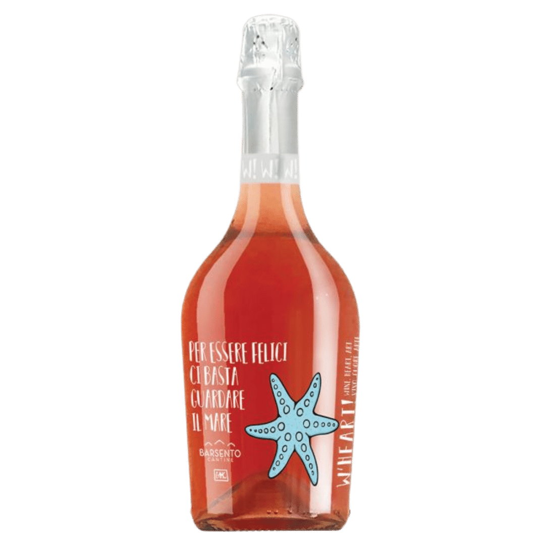 W’HEART! SPUMANTE <br>ROSATO EXTRA DRY<br> <font color="#437F57">€20.00</font>